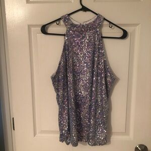 Cable & Gauge Sequin Tank Size M